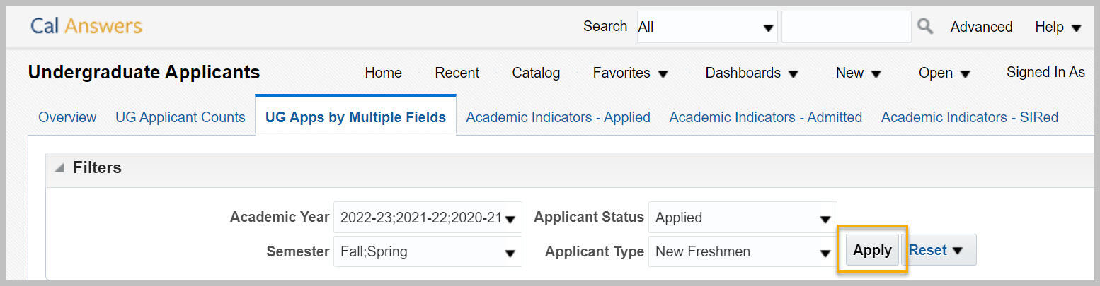 Prompts section with Apply button highlighted